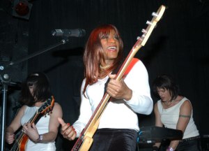 Lipstick Conspiracy at the Red Devil Lounge, San Francisco, circa 2005. Sarafina, Shawna and Tori.