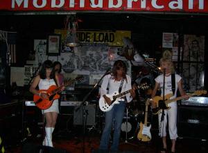 Lipstick Conspiracy at the Eagle.  San Francisco, CA.  Summer, 2006. Sarafina, Tori, Shawna, Natalie and Marilyn.